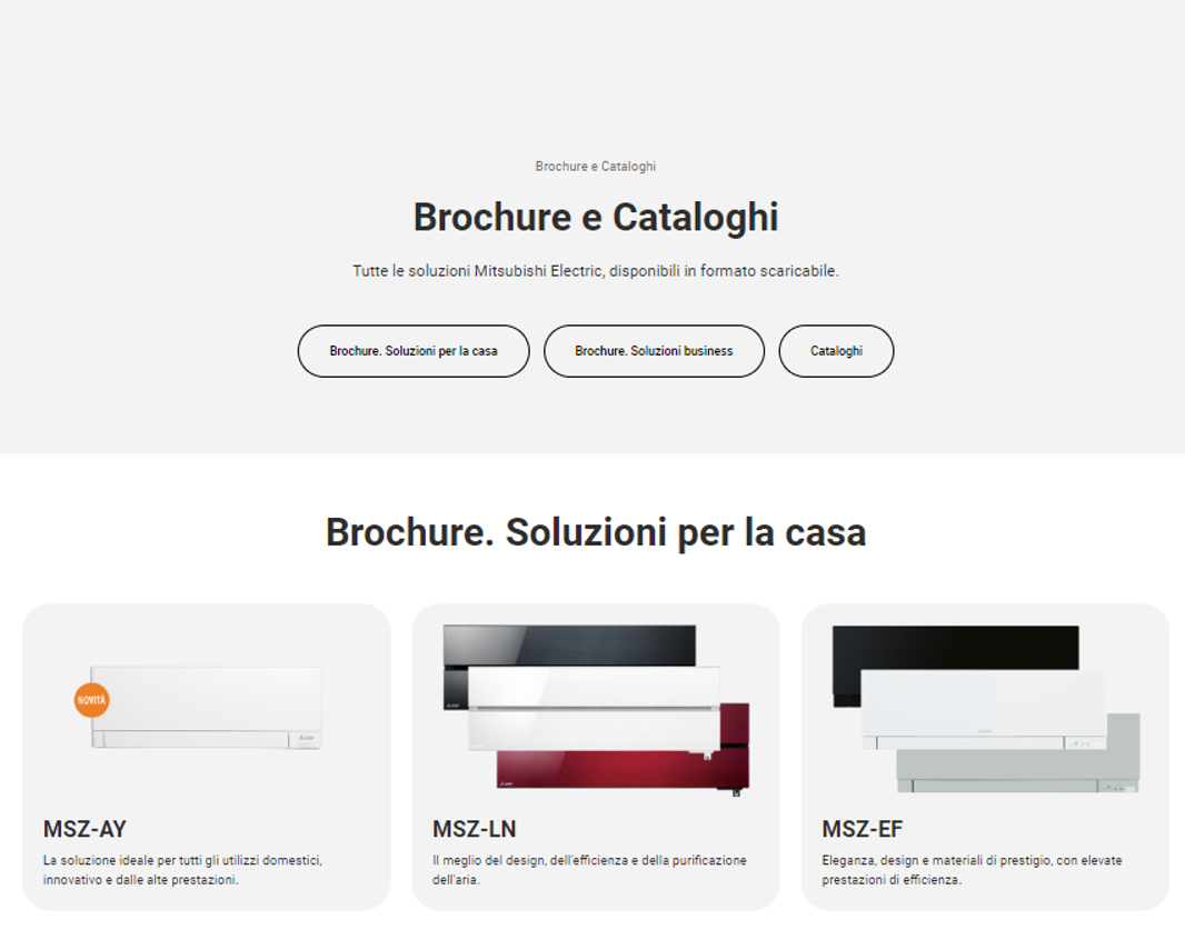 brochure e cataloghi